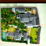西尾家住宅模型全景俯瞰
